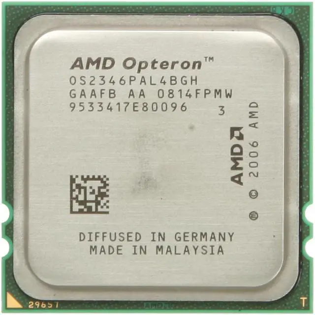 Alt view image 2 of 3 - AMD Opteron 2346HE 1.8 GHz 2MB L2 Cache Socket F 55W OS2346PAL4BGH Server Processor - OEM