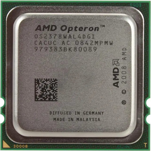 Main image of AMD Opteron 2378 Shanghai 2.4GHz 4 x 512KB L2 Cache 6MB L3 Cache Socket F 75W Quad-Core Processor - OEM