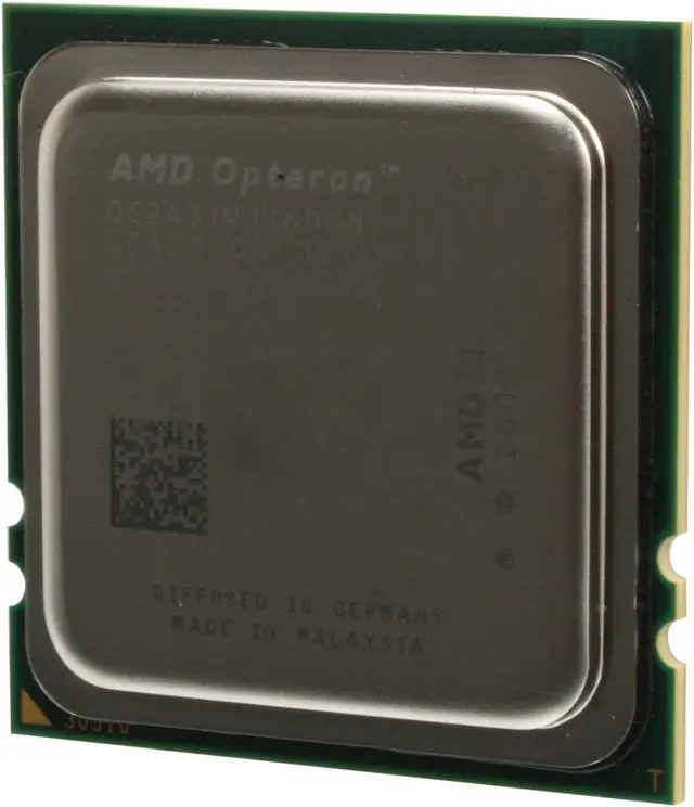 Main image of AMD Opteron 2431 Istanbul 2.4 GHz 6 x 512KB L2 Cache 6MB L3 Cache Socket F 115W OS2431WJS6DGN Processor