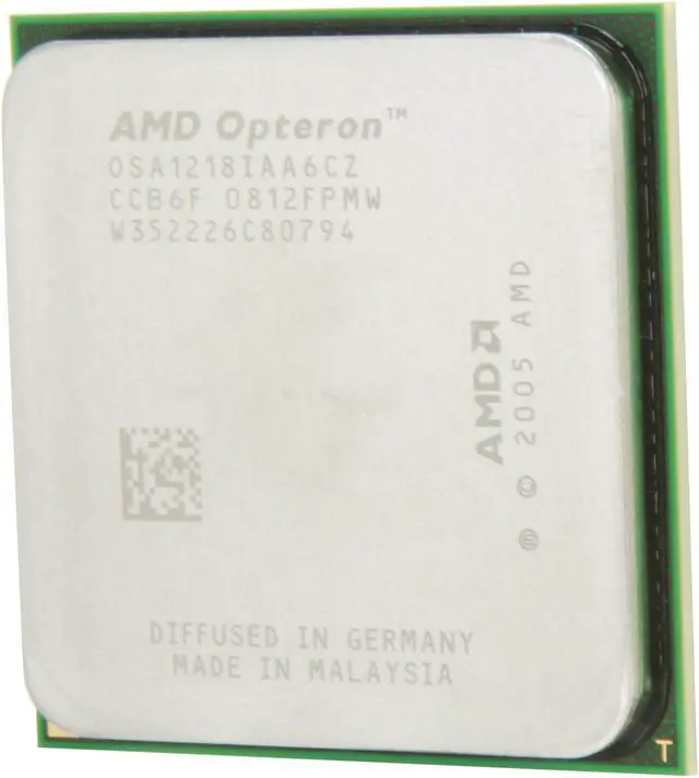 Alt view image 9 of 11 - AMD Opteron 1218 Santa Ana 2.6 GHz 2 x 1MB L2 Cache Socket AM2 103W OSA1218IAA6CZ Server Processor - OEM