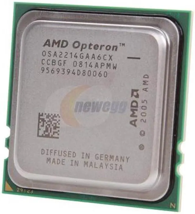 AMD Opteron 2218 BOX (DP対応/2.6GHz×2/L2=1MB×2/95W/SocketF) OSA2218CXWOF AMD Second Generation Opteron 2218 - OSA2218GAA6CX