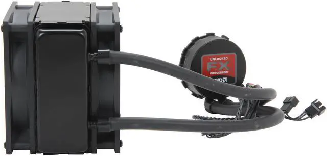 Alt view image 4 of 6 - AMD FX-8150 - FX-Series Zambezi 8-Core 3.6GHz (3.9GHz/4.2GHz Turbo) Socket AM3+ 125W Desktop Processor with Liquid Cooling Kit - FD8150FRGUWOX