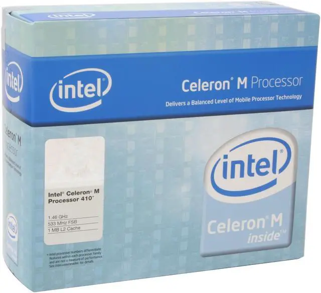 Main image of Intel Celeron M 420 - Celeron M Yonah Single-Core 1.6 GHz Socket M 27W Processor - BX80538420