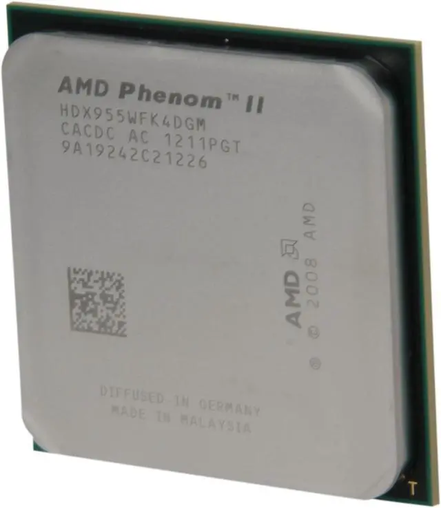 Main image of AMD Phenom II X4 955 - Phenom II X4 Deneb Quad-Core 3.2 GHz Socket AM3 95W Desktop Processor - HDX955WFK4DGM - OEM