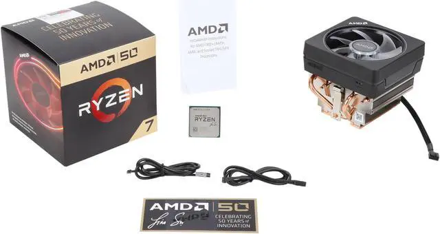 Alt view image 15 of 15 - AMD Ryzen 7 2700X AMD50 Gold Edition 3.7 GHz (4.3 GHz Max Boost) Socket AM4 YD270XBGAFA50 Desktop Processor