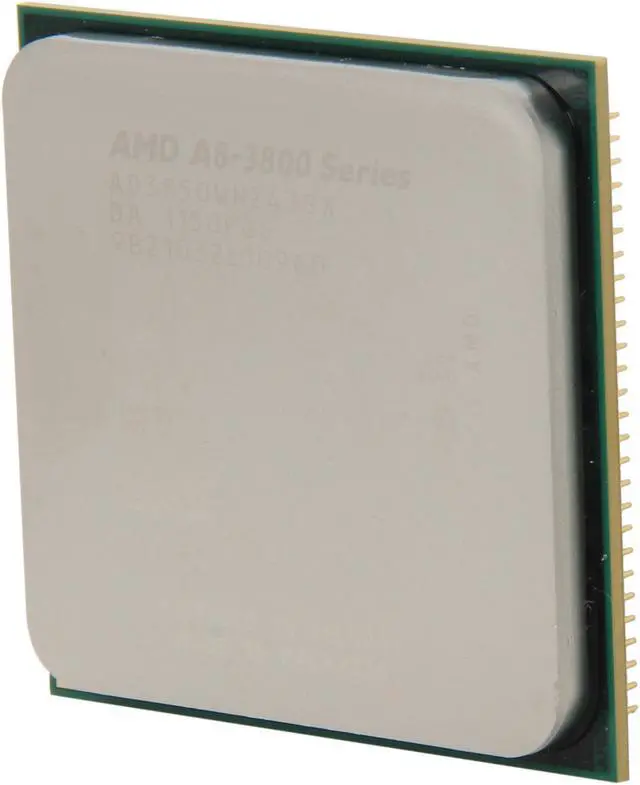 Main image of AMD A8-3850 - A-Series APU (CPU + GPU) Llano Quad-Core 2.9 GHz Socket FM1 100W AMD Radeon HD 6550D Desktop APU with DirectX 11 Graphic - AD3850WNZ43GX