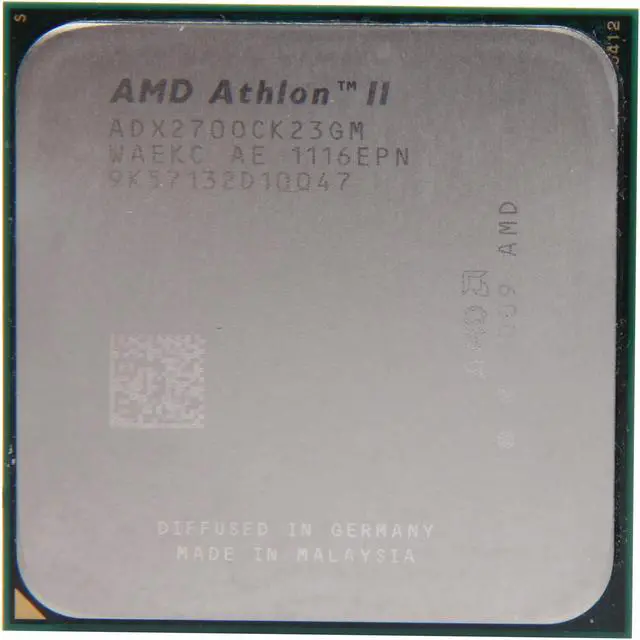 Main image of AMD Athlon II X2 270 - Athlon II X2 Regor Dual-Core 3.4 GHz Socket AM3 65W Desktop Processor - ADX270OCK23GM