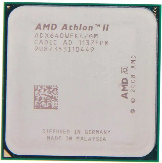 Main image of AMD Athlon II X4 640 - Athlon II X4 Propus Quad-Core 3.0 GHz Socket AM3 95W Desktop Processor - ADX640WFK42GM