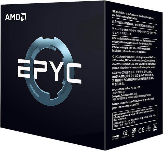 Main image of AMD EPYC 7351P 16-Core 2.4 GHz (2.9 GHz Max Boost) Socket 1P PS735PBEAFWOF Server Processor