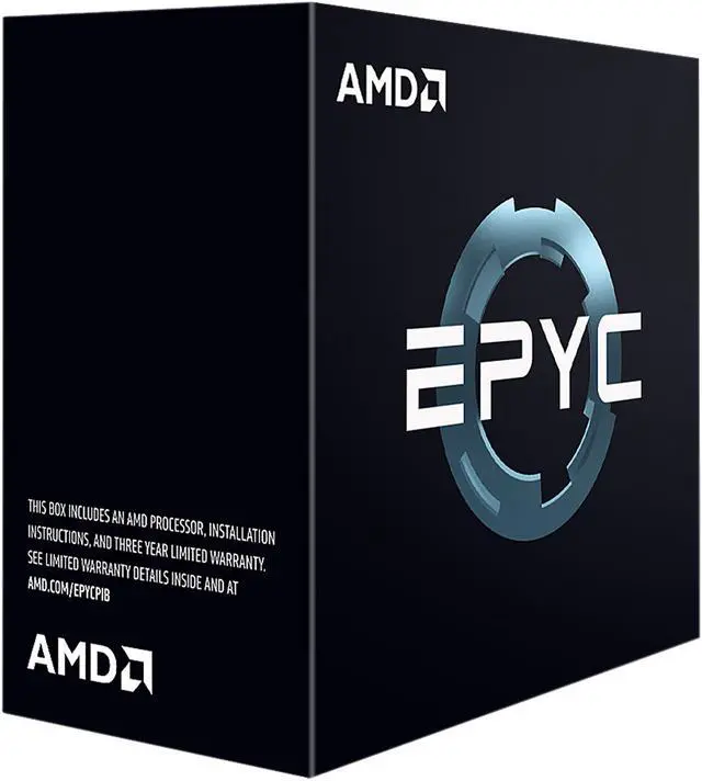 Alt view image 2 of 2 - AMD EPYC 7401P 24-Core 2.0 GHz (3.0 GHz Max Boost) Socket SP3 PS740PBEAFWOF Server Processor
