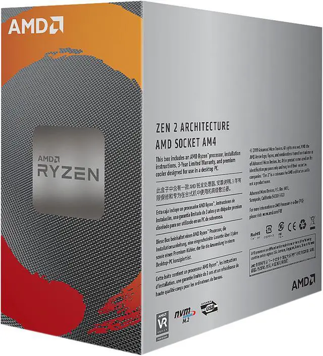 Alt view image 4 of 10 - AMD Ryzen 5 3rd Gen - RYZEN 5 3600 Matisse (Zen 2) 6-Core 3.6 GHz (4.2 GHz Max Boost) Socket AM4 65W 100-100000031BOX Desktop Processor
