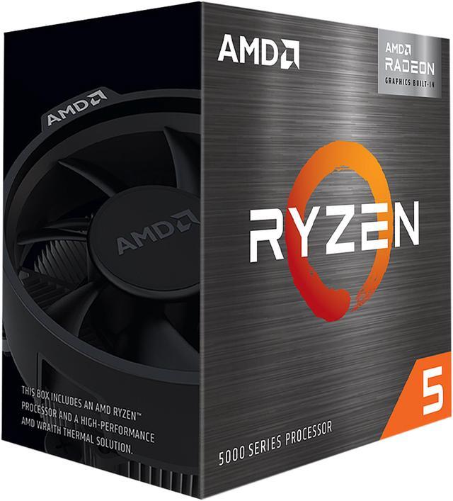 AMD Ryzen 5 5600G - Ryzen 5 5000 G-Series Cezanne (Zen 3) 6-Core 3.9 GHz  Socket AM4 65W AMD Radeon Graphics Desktop Processor - 100-100000252BOX