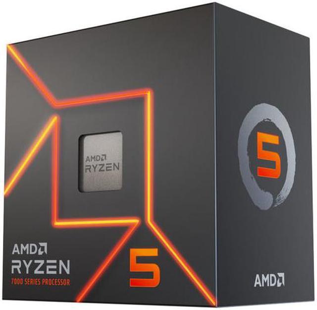 Alt view image 2 of 2 - AMD Ryzen 5 7600 - Ryzen 5 7000 Series Zen 4 6-Core 3.8 GHz - Socket AM5 65W - AMD Radeon Graphics Processor - 100-100001015BOX
