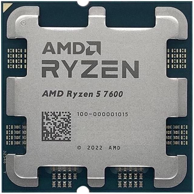 AMD Ryzen 5 7600 Processor (5.1 GHz, 6 Cores, Socket AM5) Boxed -  100-100001015BOX for sale online