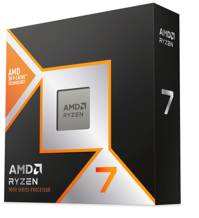 AMD Ryzen 7 9800X3D - Ryzen 7 9000 Series Zen 5 8-Core 5.2 GHz - Socket AM5 120W - AMD Radeon Graphics Desktop Processor - 100-100001084WOF