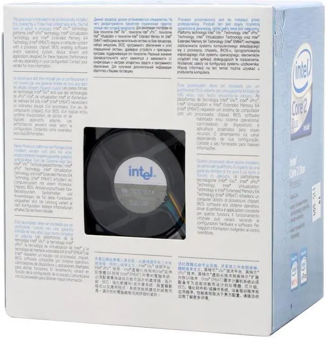 Alt view image 2 of 2 - Intel Core 2 Duo E6400 - Core 2 Duo Conroe Dual-Core 2.13 GHz LGA 775 65W Processor - BX80557E6400