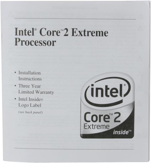 Intel Core 2 Extreme QX6800 Kentsfield 2.93GHz 2 x 4MB L2 Cache LGA 775  130W Quad-Core Processor