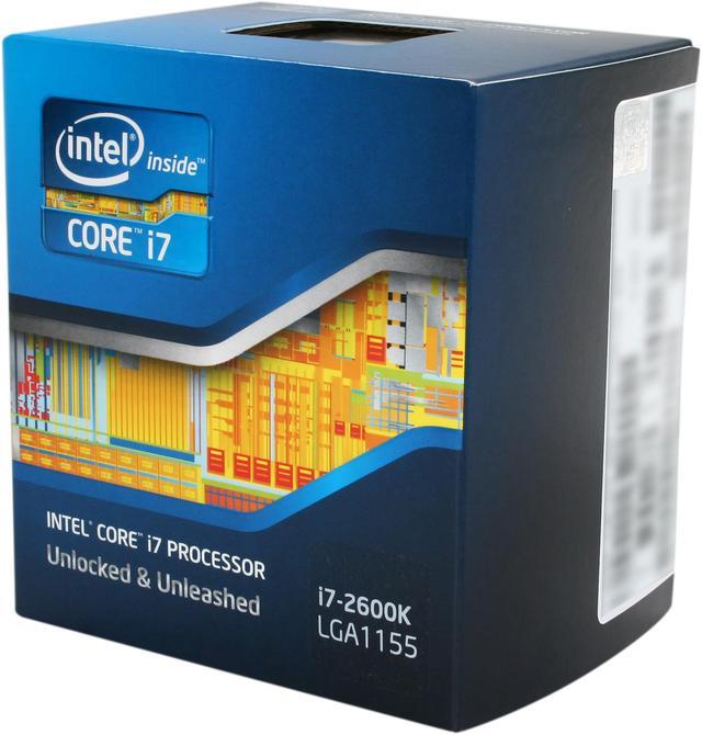 Intel Core i7-2600K - Core i7 2nd Gen Sandy Bridge Quad-Core 3.4GHz (3.8GHz  Turbo Boost) LGA 1155 95W Intel HD Graphics 3000 Desktop Processor - 