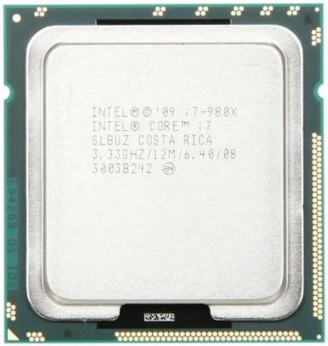 Alt view image 2 of 4 - Intel Core i7-980X Extreme Edition - Core i7 Extreme Edition Gulftown 6-Core 3.33 GHz LGA 1366 130W Desktop Processor - AT80613003543AE