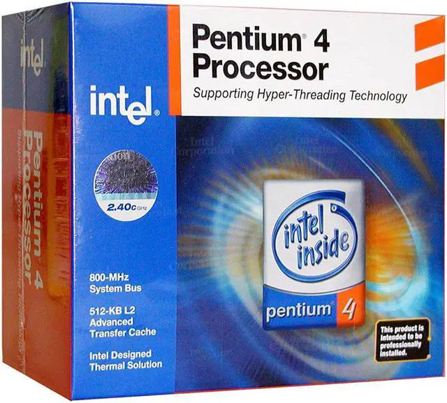 Main image of Intel Pentium 4 2.4C - Pentium 4 Northwood Single-Core 2.4 GHz Socket 478 Processor - BX80532PG2400D