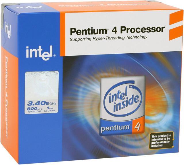 Intel Pentium 4 3.4E - Pentium 4 Prescott 3.4 GHz Socket 478