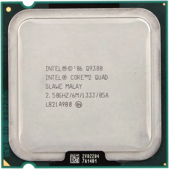 Alt view image 2 of 4 - Intel Core 2 Quad Q9300 - Core 2 Quad Yorkfield Quad-Core 2.5 GHz LGA 775 95W Desktop Processor - Q9300 (SLAWE)