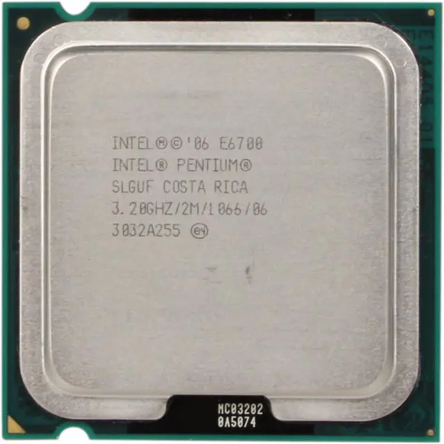 Alt view image 2 of 4 - Intel Pentium E6700 - Pentium Wolfdale Dual-Core 3.2 GHz LGA 775 65W Desktop Processor - E6700 (SLGUF)