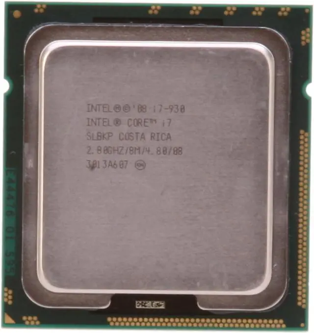 Alt view image 2 of 4 - Intel Core i7-930 - Core i7 Bloomfield Quad-Core 2.8 GHz LGA 1366 130W Desktop Processor - I7 930 (SLBKP)