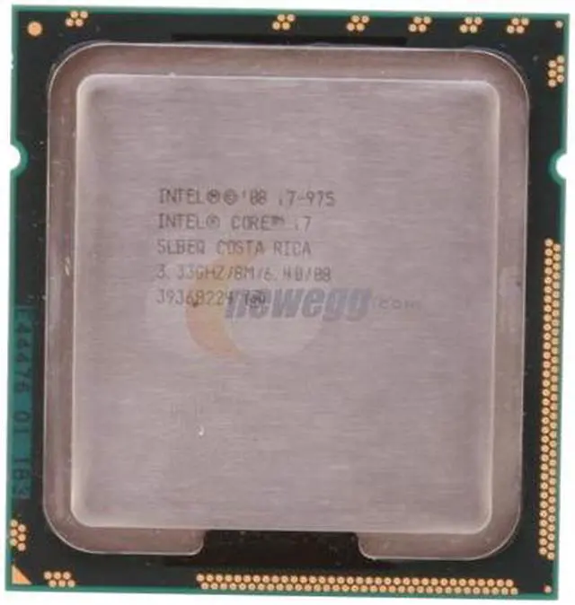 Alt view image 2 of 4 - Intel Core i7-975 Extreme Edition - Core i7 Extreme Edition Bloomfield Quad-Core 3.33 GHz LGA 1366 130W Desktop Processor - I7 975 (SLBEQ)