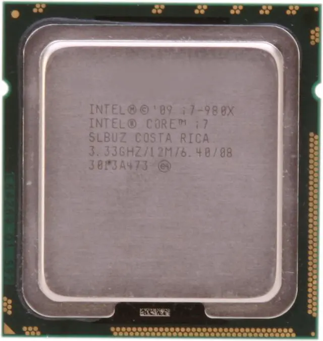 Alt view image 2 of 4 - Intel Core i7-980X Extreme Edition - Core i7 Extreme Edition Gulftown 6-Core 3.33 GHz LGA 1366 130W Desktop Processor - I7 980X (SLBUZ)