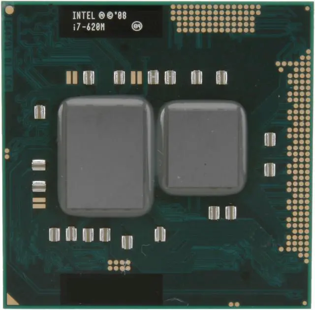 Alt view image 2 of 4 - Intel Core i7-620M Arrandale 2.66GHz (3.33GHz Turbo) 4MB L3 Cache Socket G1 35W Dual-Core I7 620M (SLBPD) Mobile Processor