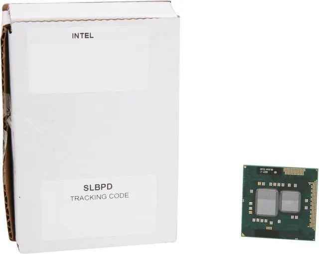 Alt view image 4 of 4 - Intel Core i7-620M Arrandale 2.66GHz (3.33GHz Turbo) 4MB L3 Cache Socket G1 35W Dual-Core I7 620M (SLBPD) Mobile Processor