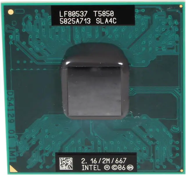 Alt view image 2 of 4 - Intel Core 2 Duo T5850 Merom 2.16 GHz 2MB L2 Cache Socket P Dual-Core T5850 (SLA4C) Mobile Processor