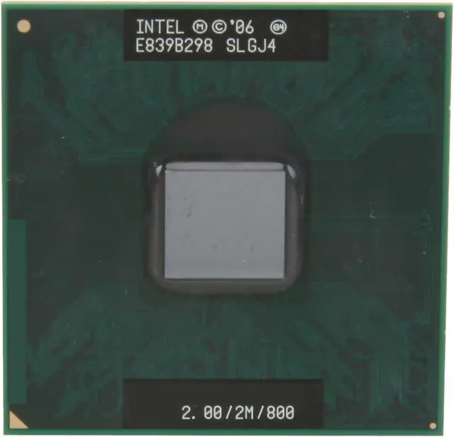 Alt view image 2 of 4 - Intel Core 2 Duo T6400 Penryn 2.0 GHz 2MB L2 Cache Socket P 35W Dual-Core T6400 (SLGJ4) Mobile Processor