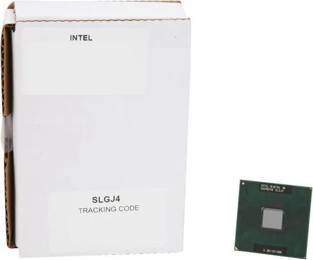 Alt view image 4 of 4 - Intel Core 2 Duo T6400 Penryn 2.0 GHz 2MB L2 Cache Socket P 35W Dual-Core T6400 (SLGJ4) Mobile Processor
