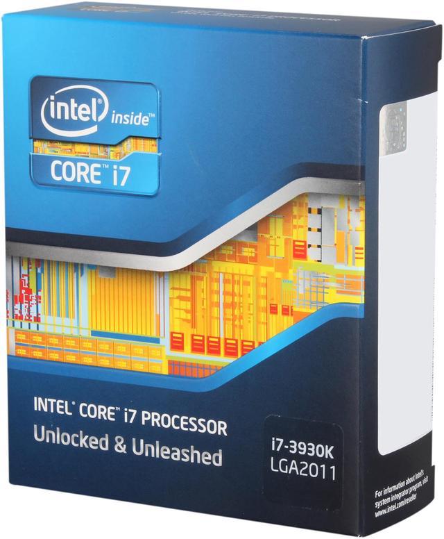 Intel Core i7-3930K - Core i7 3rd Gen Sandy Bridge-E 6-Core 3.2GHz (3.8GHz  Turbo) LGA 2011 130W Desktop Processor - BX80619i73930K