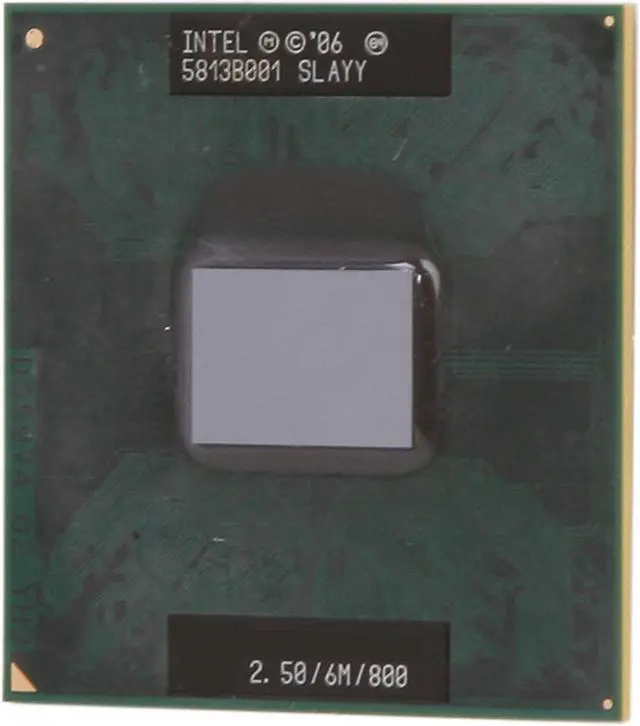 Main image of Intel Core 2 Duo T9300 Penryn 2.5 GHz 6MB L2 Cache Socket P 35W Dual-Core T9300 Mobile Processor