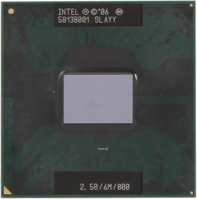 Alt view image 2 of 4 - Intel Core 2 Duo T9300 Penryn 2.5 GHz 6MB L2 Cache Socket P 35W Dual-Core T9300 Mobile Processor