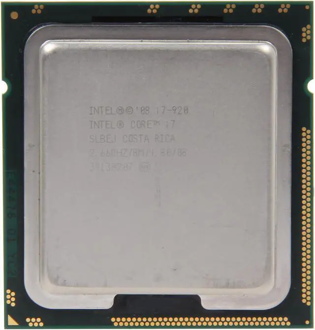 Main image of Intel Core i7-920 - Core i7 Bloomfield Quad-Core 2.66GHz (2.93GHz Turbo Boost) LGA 1366 130W Desktop Processor - SLBEJ