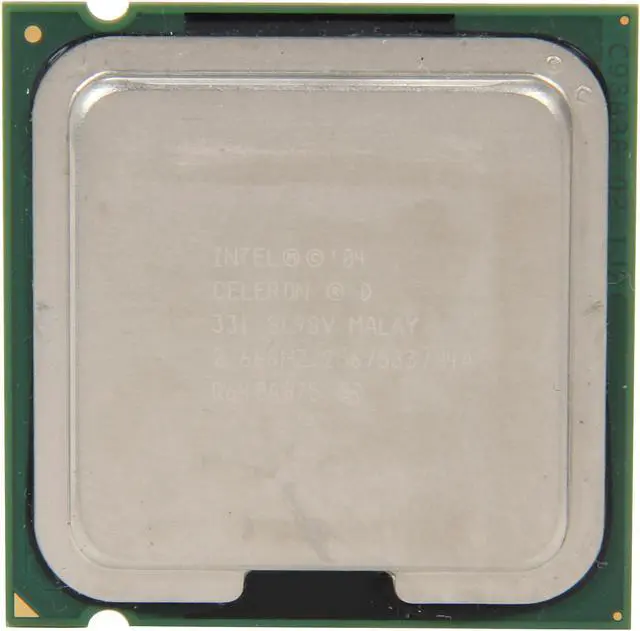 Main image of Intel Celeron D 331 - Celeron D Prescott Single-Core 2.66 GHz LGA 775 84W Desktop Processor - SL98V