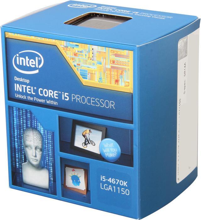 Intel Core i5-4670K 3.4 GHz LGA 1150 Desktop Processor - Newegg.com