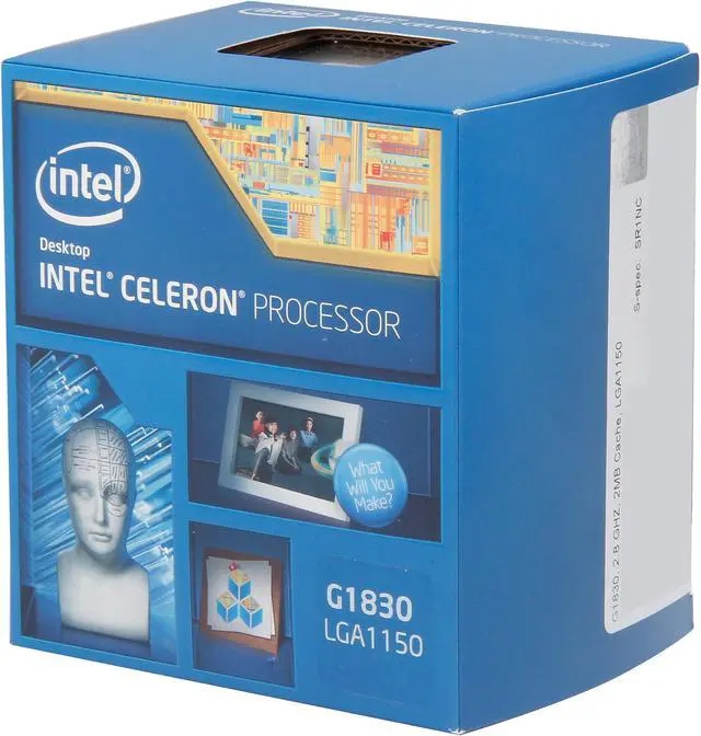 Main image of Intel Celeron G1830 - Celeron Haswell Dual-Core 2.8 GHz LGA 1150 54W Intel HD Graphics Desktop Processor - BX80646G1830