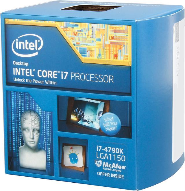 Intel Core i7 4790K 4 GHZ CPU SR219 1155