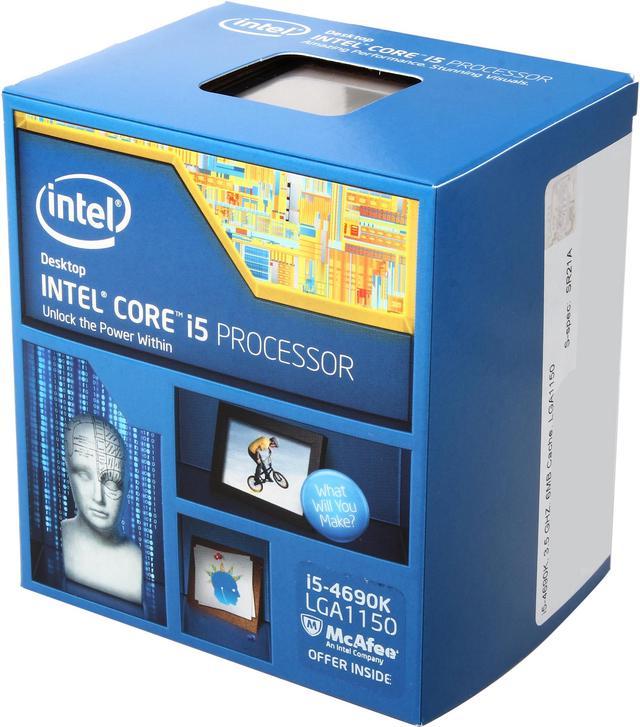 teenagere Disciplin Ferie Intel Core i5-4690K 3.5 GHz LGA 1150 Desktop Processor - Newegg.com
