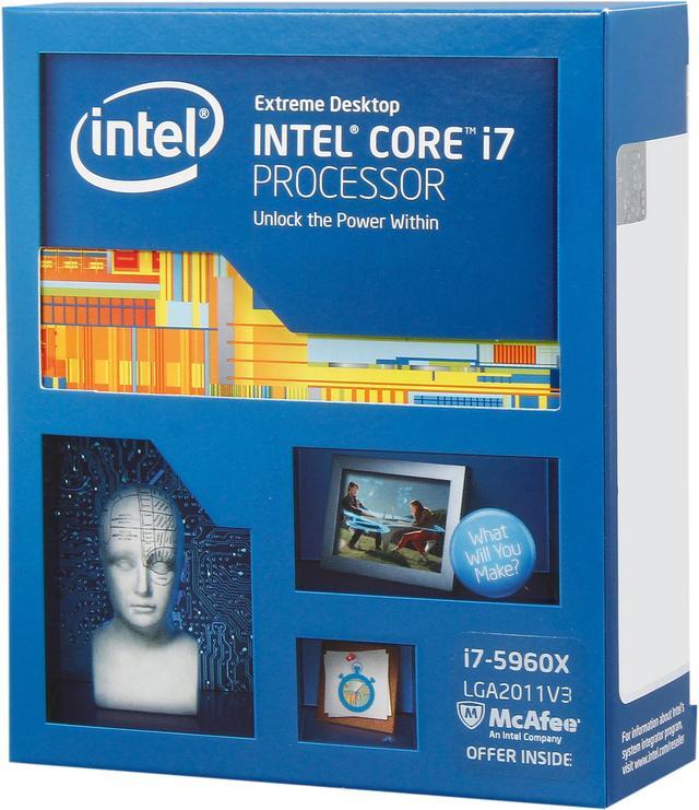 Intel Core i7-5960X - Core i7 4th Gen Haswell-E 8-Core 3.0 GHz LGA 2011-v3  140W Desktop Processor - BX80648I75960X