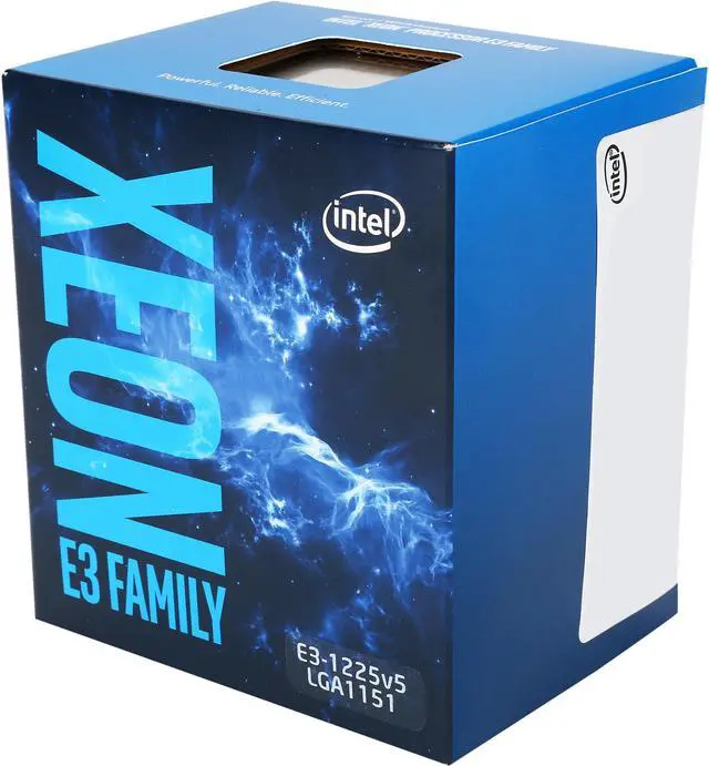 Main image of Intel Xeon E3-1225 v5 SkyLake 3.3 GHz 8MB L3 Cache LGA 1151 80W BX80662E31225V5 Server Processor