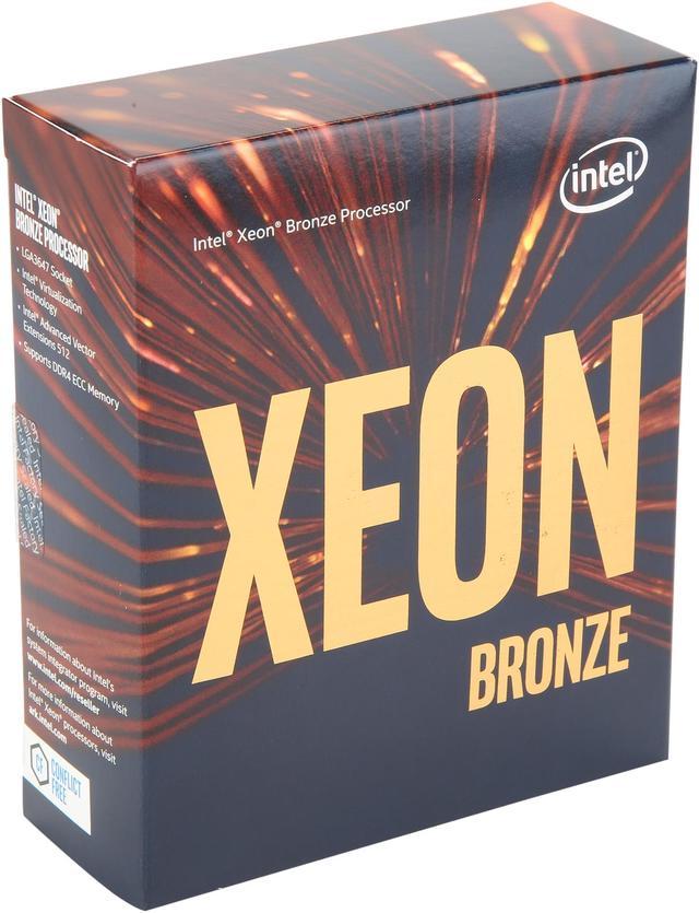 Used Like New: Intel Xeon Scalable Bronze 3106 SkyLake 8-Core1.7 GHz LGA  3647 85W BX806733106 Server Processor
