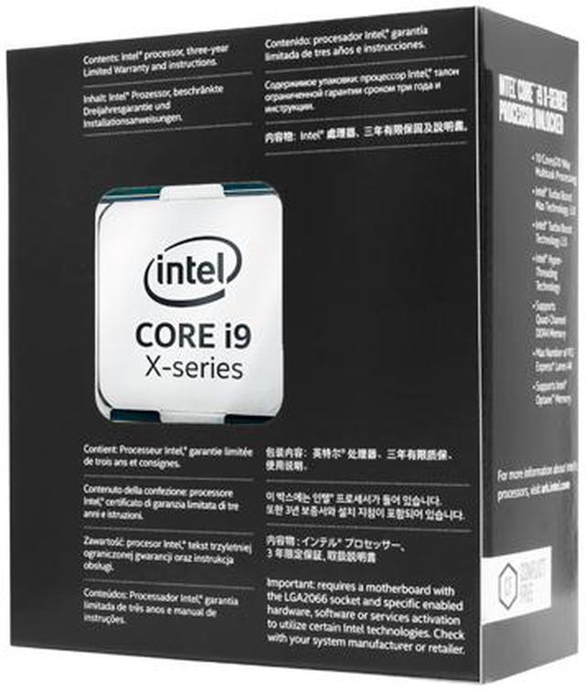 Alt view image 4 of 4 - Intel Core i9 X-Series - Core i9-7900X Skylake-X 10-Core 3.3 GHz LGA 2066 140W BX80673I97900X Desktop Processor