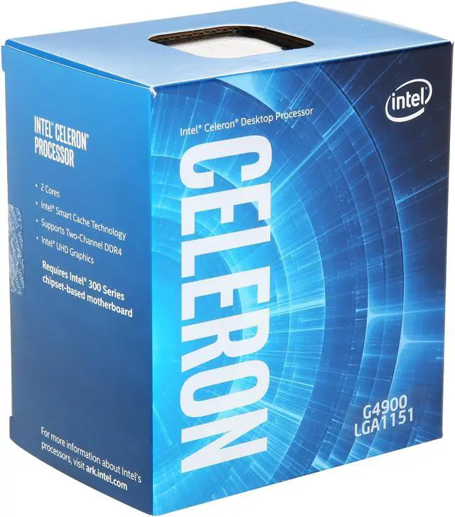 Alt view image 2 of 3 - Intel Celeron G4900 - Celeron Coffee Lake Dual-Core 3.1 GHz LGA 1151 (300 Series) 54W Intel UHD Graphics 610 Desktop CPU Processor - BX80684G4900