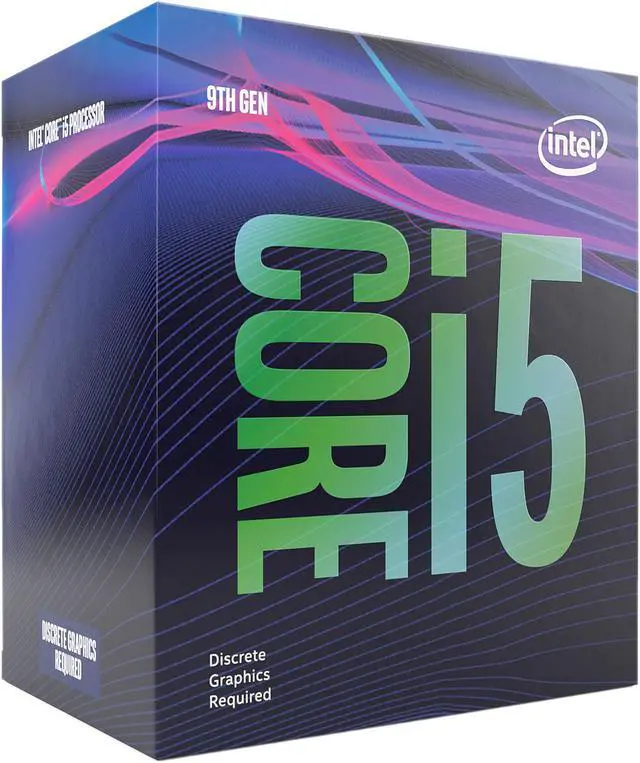 Alt view image 3 of 3 - Intel Core i5 9th Gen - Core i5-9500F Coffee Lake 6-Core 3.0 GHz (4.4 GHz Turbo) LGA 1151 (300 Series) 65W BX80684i59500F Desktop Processor Without Graphics